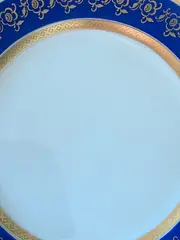 Vorschaubild 2 von Platzteller Porzellan Rund Klassisch Blumen Festlich 20 cm