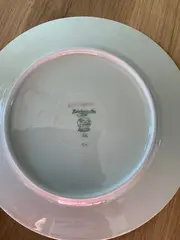 Vorschaubild 3 von Platzteller Porzellan Rund Klassisch Blumen Festlich 20 cm