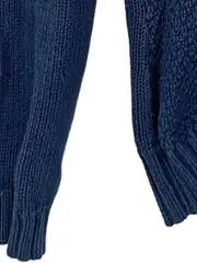 Vorschaubild 4 von Herren Pullover Rollkragen Zopfstrick Gr. 46/S Blau Casual