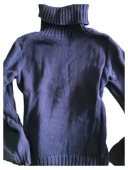 Vorschaubild 5 von Herren Pullover Rollkragen Zopfstrick Gr. 46/S Blau Casual