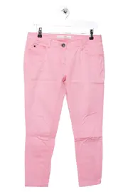 Vorschaubild 1 von Damen Stoffhose Rosa Gr. M Casual Baumwolle Elasthan