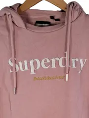 Vorschaubild 2 von Damen Kapuzenpullover Hoodie Rosa Gr. 36 S Stickerei Casual