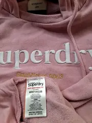 Vorschaubild 3 von Damen Kapuzenpullover Hoodie Rosa Gr. 36 S Stickerei Casual