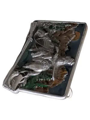 SISKIYOU LEATHER AND BUCKLE CO. Gürtelschnalle