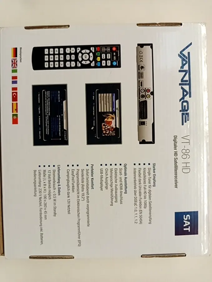 VANTAGE Sat Receiver Bild 2