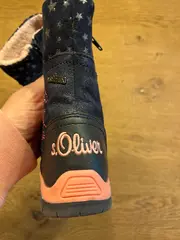 Vorschaubild 6 von Mädchen Schneestiefel Gr. 27 Blau Pink Sterne Winterstiefel