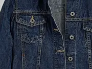 Vorschaubild 4 von Damen Jeansjacke Blau Gr. M Baumwolle Klassisch Denim Jacke