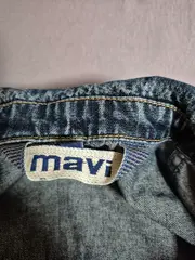 Vorschaubild 5 von Damen Jeansjacke Blau Gr. M Baumwolle Klassisch Denim Jacke