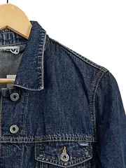 Vorschaubild 2 von Damen Jeansjacke Blau Gr. M Baumwolle Klassisch Denim Jacke