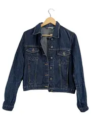 Vorschaubild 1 von Damen Jeansjacke Blau Gr. M Baumwolle Klassisch Denim Jacke