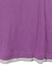 Vorschaubild 4 von Damen Top Gr. 46/3XL Lila Ärmellos Zierknöpfe Baumwolle