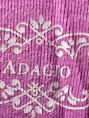 Vorschaubild 6 von Damen Top Gr. 46/3XL Lila Ärmellos Zierknöpfe Baumwolle