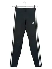 Vorschaubild 1 von Kinder Leggings Schwarz Gestreift 3 Streifen Gr. 170 Sportlich
