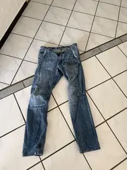 Vorschaubild 3 von Elwood Destroyed Jeans Herren Blau W32 L32