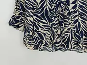 Vorschaubild 3 von Damen Hemdbluse Zebra-Muster Viskose 3/4-Arm Gr. 40;L