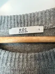 Vorschaubild 8 von Damen Strickkleid Fair Isle Muster Grau Gr. L