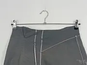 Vorschaubild 2 von Damen A-Linienrock Gr. 36 S Grau Modern Rüschen