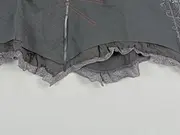 Vorschaubild 4 von Damen A-Linienrock Gr. 36 S Grau Modern Rüschen