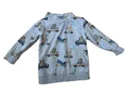 Vorschaubild 2 von Baby Sweatshirt Tiermotive Gr. 80 Grau Baumwolle