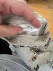 Vorschaubild 6 von Baby Sweatshirt Tiermotive Gr. 80 Grau Baumwolle