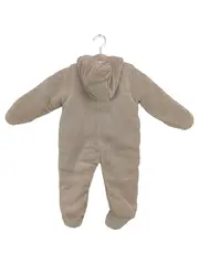 Vorschaubild 2 von Baby Einteiler Overall Gr. 62 Beige Casual mit Kapuze