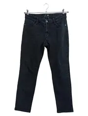 Vorschaubild 1 von Damen Jeans Straight Leg Gr. 38 Schwarz Casual