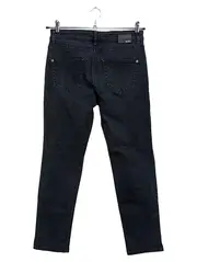 Vorschaubild 2 von Damen Jeans Straight Leg Gr. 38 Schwarz Casual