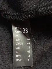 Vorschaubild 4 von TAIFUN Damen Blusenkleid Gr. 38 M Schwarz Klassisch Elegant Polyamid
