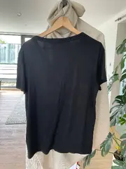 Vorschaubild 3 von Damen T-Shirt Gr. 40/L Schwarz Basic