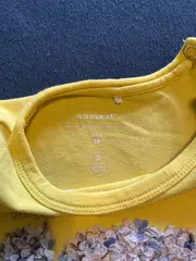 Vorschaubild 4 von Langarmshirt Blumen Applikation Baumwolle Gelb Gr. 68