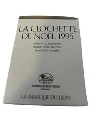 Vorschaubild 2 von Weihnachtsglocke 1995 Lappland Ole Winther Porzellan
