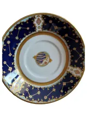 Vorschaubild 1 von Unterteller Wassermann Tierkreiszeichen Porzellan Blau 11cm