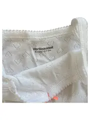 Vorschaubild 5 von Baby Body Mädchen Gr. 68 Weiß Lochmuster Träger Baumwolle