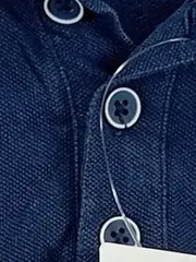 Vorschaubild 6 von Jungen Poloshirt Gr. 116 Blau Klassisch Kurzarm Polohemd