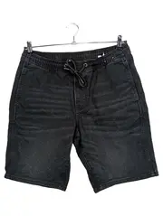 Vorschaubild 1 von Herren Sport Shorts Gr. 46/S Schwarz Baumwolle Logo
