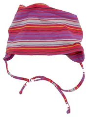 Vorschaubild 1 von Mütze Baby Bindemütze Gr. 49 12-18 Monate Gestreift Bunt