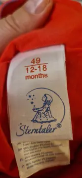 Vorschaubild 2 von Mütze Baby Bindemütze Gr. 49 12-18 Monate Gestreift Bunt