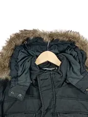 Vorschaubild 2 von Herren Parka Winterjacke Fellkapuze Gr. M Schwarz Outdoor