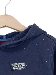 Vorschaubild 4 von Kapuzenpullover Kinder Gr. 128 Blau Tiermotiv Baumwolle Freizeit