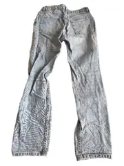 Vorschaubild 5 von Destroyed Jeans Damen Gr. 36 W28 Hellblau Distressed High Waist