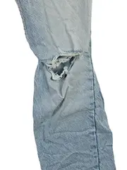 Vorschaubild 3 von Destroyed Jeans Damen Gr. 36 W28 Hellblau Distressed High Waist