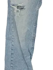 Vorschaubild 2 von Destroyed Jeans Damen Gr. 36 W28 Hellblau Distressed High Waist