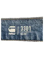 Vorschaubild 2 von 3301 Slim Jeans Herren Blau W36 L32 Baumwolle Freizeit Hose