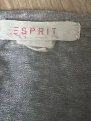 Vorschaubild 6 von Damen T-Shirt Gr. M grau meliert V-Ausschnitt Brusttasche Basic