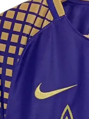 Vorschaubild 3 von Herren Fußball Trikot Kurzarm Lila Grafisch Gr. S Polyester
