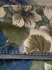 Vorschaubild 4 von Hemdbluse Damen Kariert Langarm Stickerei Fransen Baumwolle 40 L