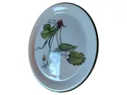 Vorschaubild 1 von Kuchenteller WALDBEERE Porzellan Weiß Florales Muster 10cm