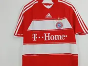 Vorschaubild 3 von FC Bayern München T-Home Fußball Trikot Herren S Rot Gestreift