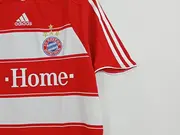 Vorschaubild 2 von FC Bayern München T-Home Fußball Trikot Herren S Rot Gestreift