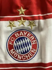 Vorschaubild 5 von FC Bayern München T-Home Fußball Trikot Herren S Rot Gestreift